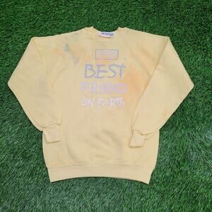 Vintage 1984 Best-Friend On Earth Sweatshirt Womens S/M 18x23 Raglan USA